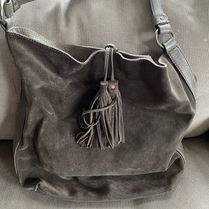 Frye Suede Hobo Bag